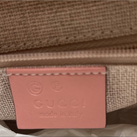 Gucci Microguccissima Soft Pink Leather Satchel - Picture 5 of 6